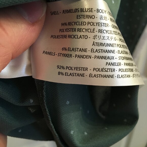 Ariat TEK Sunstopper 3.0 1/4 Zip Top Green/White - Picture 9 of 9